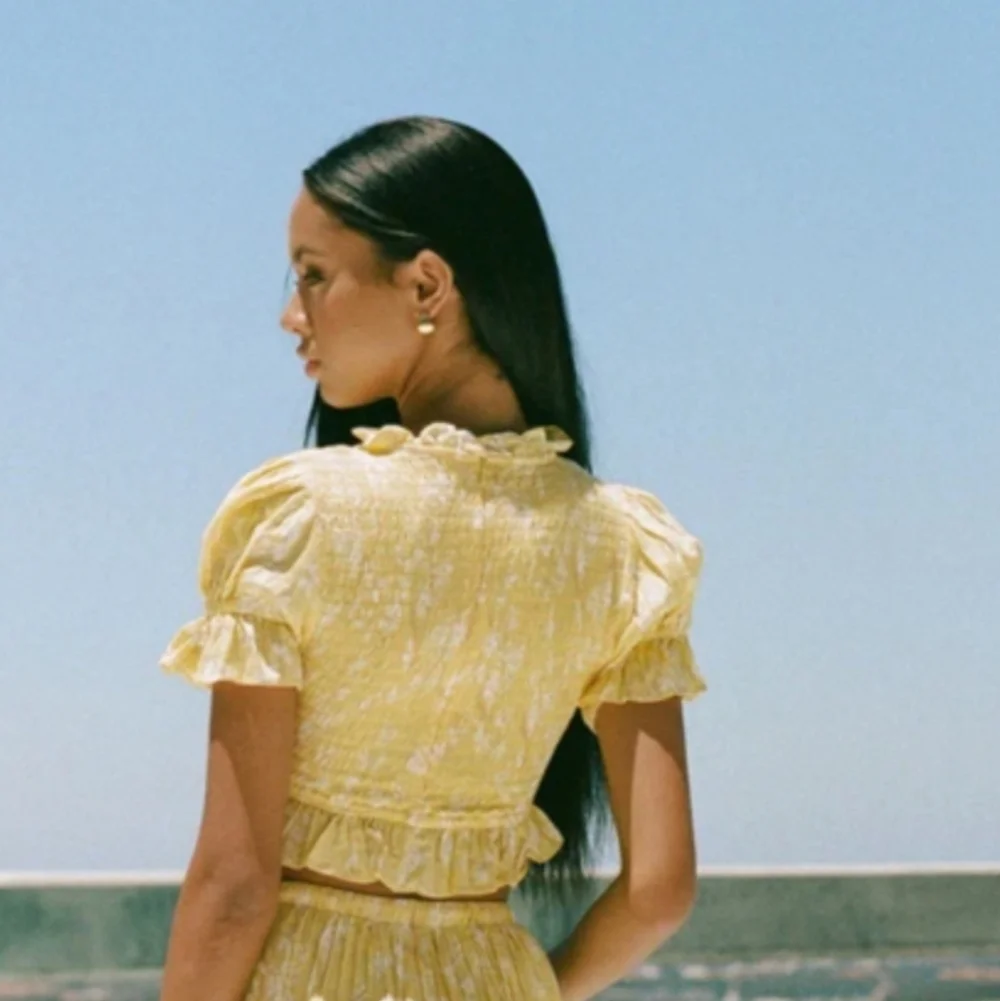 Yellow Ruffled Top - Picture 3 of 6